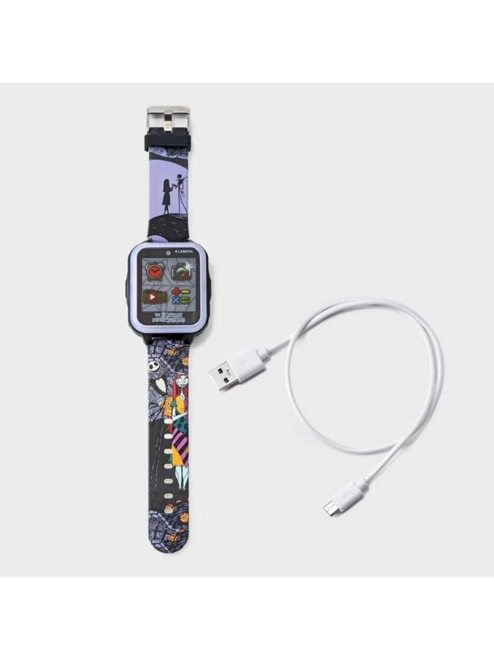 Nightmare Before Christmas Touchscreen Kids Smart Watch Silicone Strap & 6 Games - Picture 5 of 8